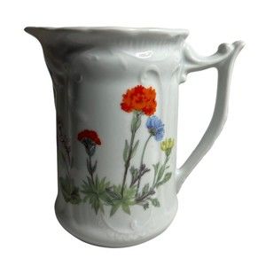 Vintage Philippe Deshoulieres Porcelain Pitcher from France